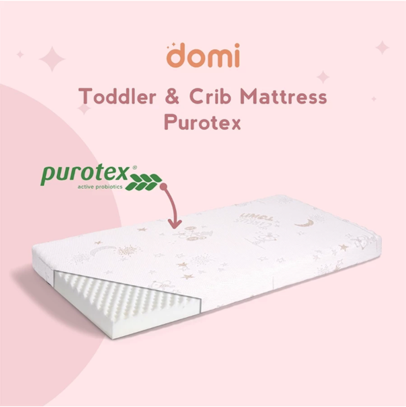 Domi Toddler & Crib Mattress Purotex 2