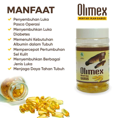Al Ghuraba Olimex (Minyak Ikan Gabus)