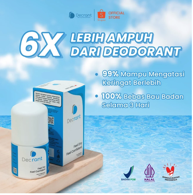 Miswak Utama Decrant Antiperspirant Original Roll On