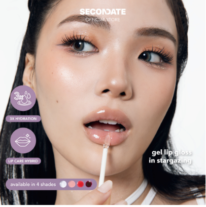Secondate Gel Lip Gloss in Stargazing