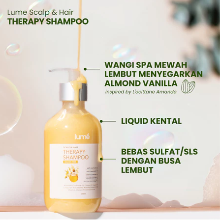 Inti Pesona Lestari Lume Scalp & Hair Therapy Shampoo