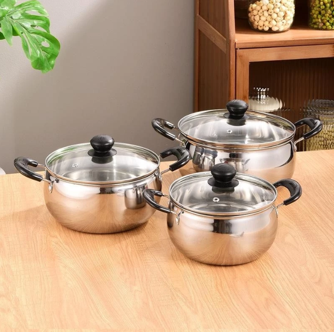  BMW Kitchenware Soup Pot 1 Set 3 Pcs 
