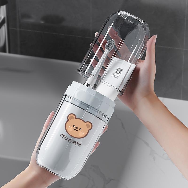 HELIDFANDA Travel Tooth Brush Cup Holder 4