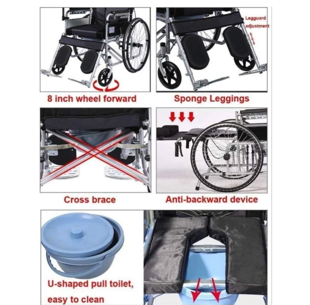  Sella 4 in 1 Wheel Chair KR104