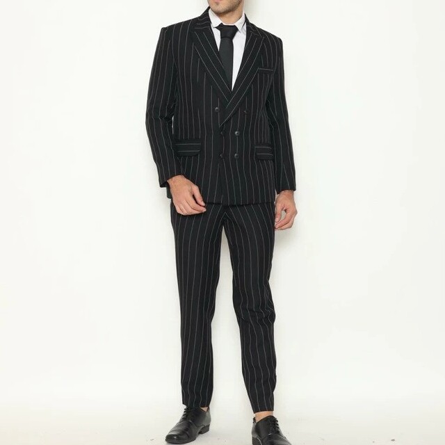 Yung Tailor YUNG Setelan Jas Double Breasted Stripe