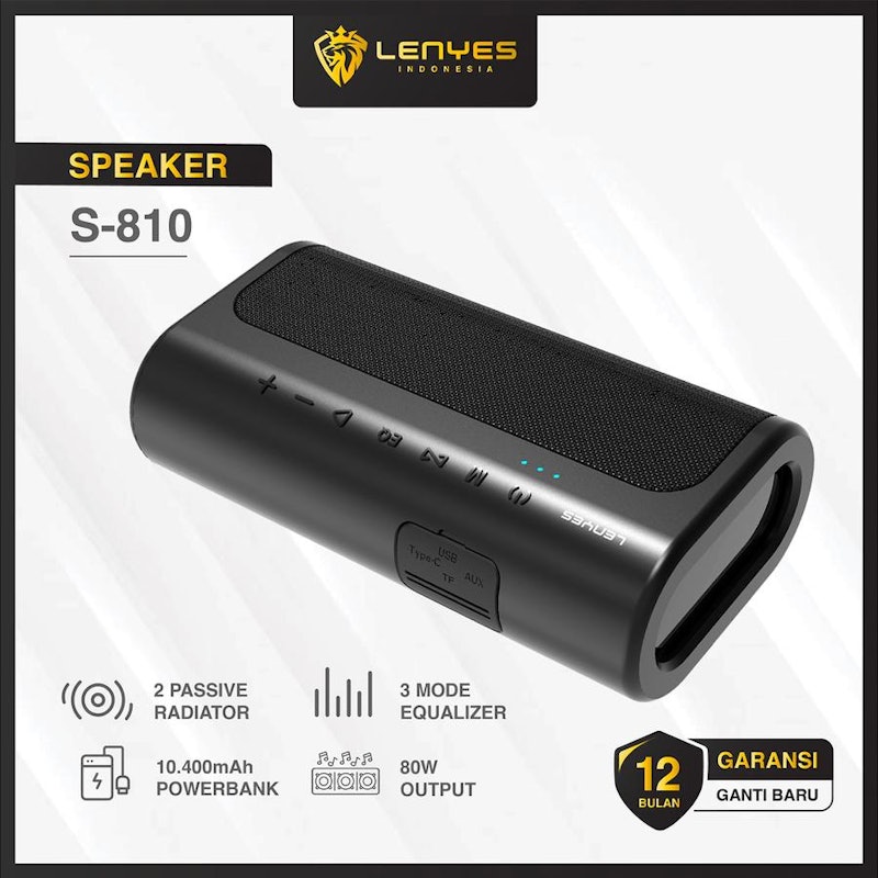 LENYES 80W Bombass Speaker 2