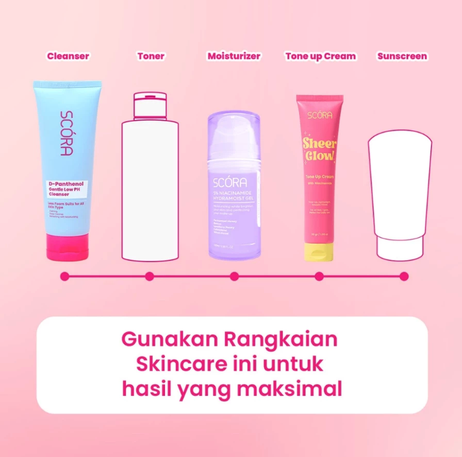  SCORA Sheer Glow Tone Up Cream