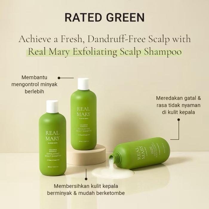 Rated Green Real Mary Exfoliating Scalp Shampoo