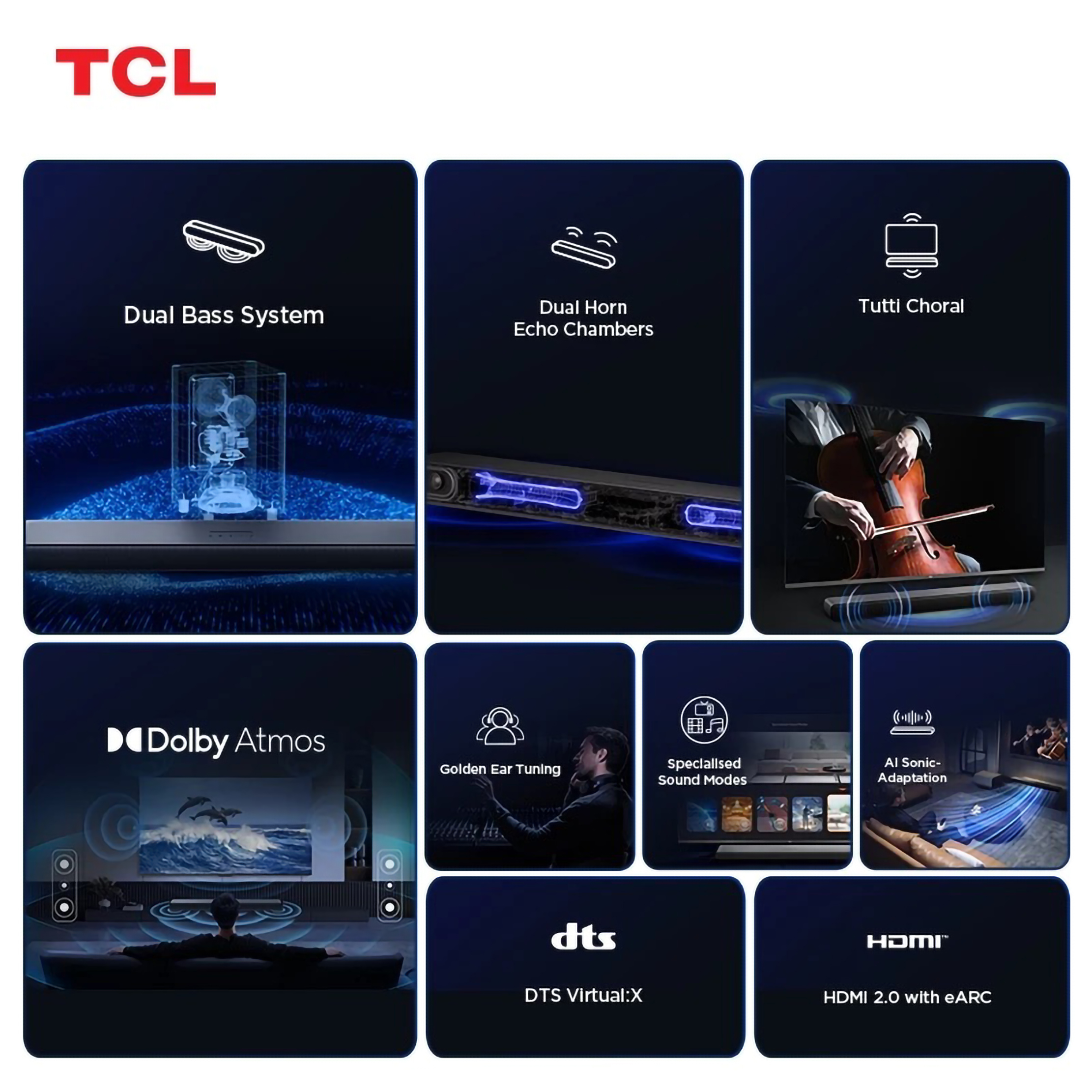 TCL Technology TCL All-in-One Soundbar S45H