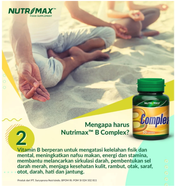 Suryaprana Nutrisindo Nutrimax B Complex