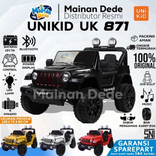  Unikid Mobil Aki Anak Jeep Rubicon UK 871