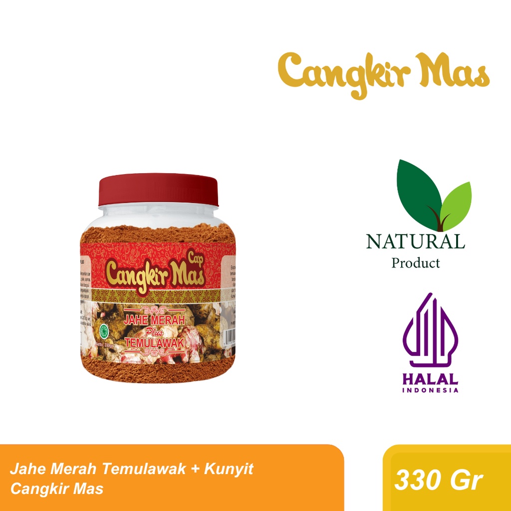 Cap Cangkir Mas Jahe Merah Original