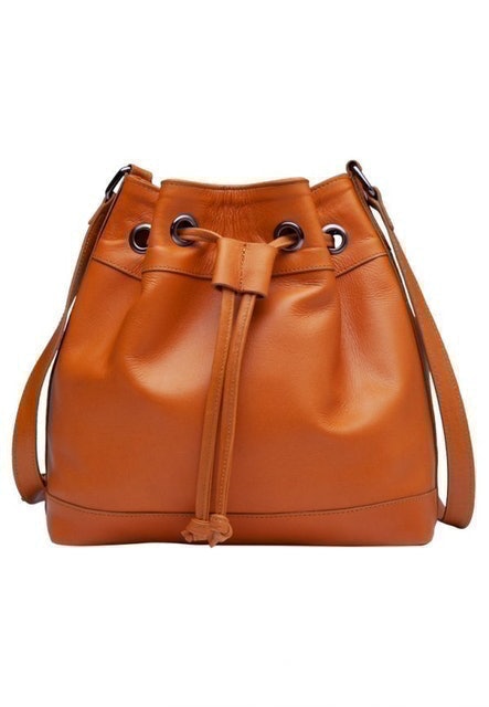 Basic Drawstring Bucket Bag 