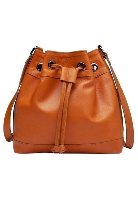 Basic Drawstring Bucket Bag 1