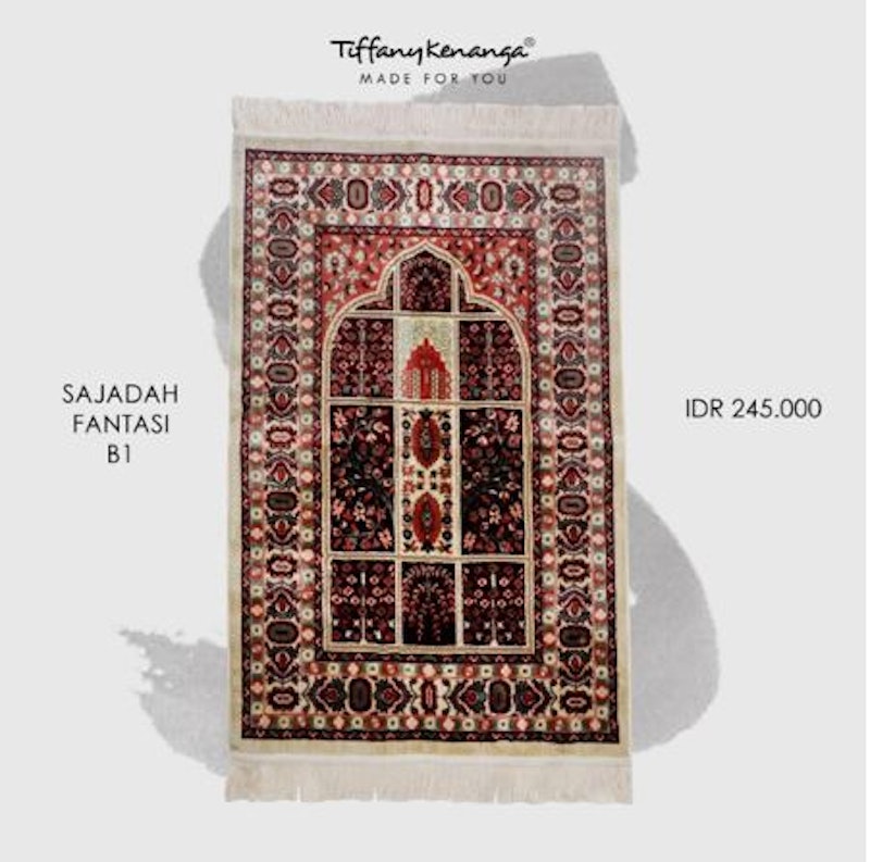 Sejadah Turki Original Fantasi Red Series by Tiffany Kenanga