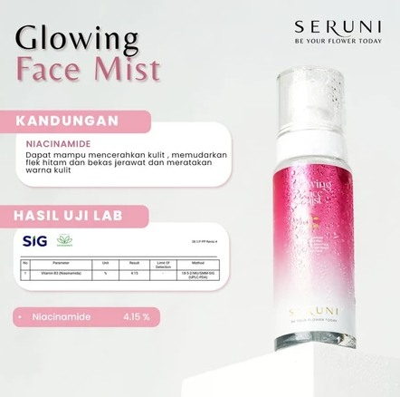 Dion Farma Abadi Seruni Glowing Face Mist