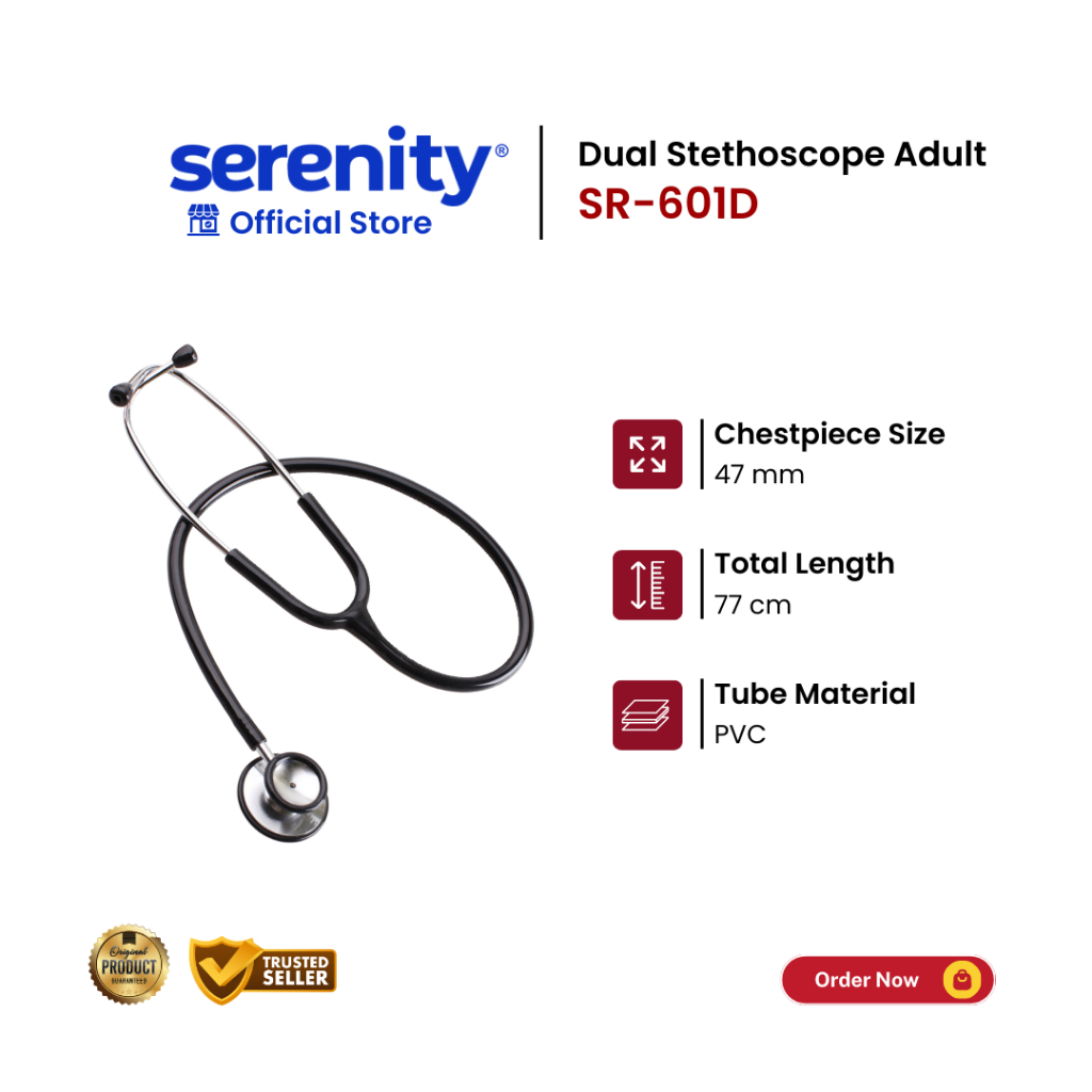 Serenity Indonesia Serenity Stetoskop Dual Head SR-601D