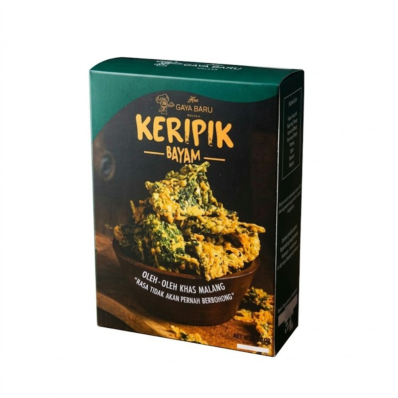 Kue Gaya Baru Malang Keripik Bayam 1