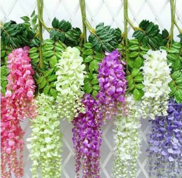  Bunga Wisteria Tangkai B8064 