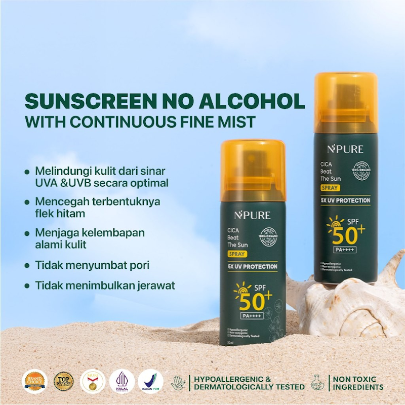 Cica Beat The Sun Spray SPF 50+ PA++++ 2