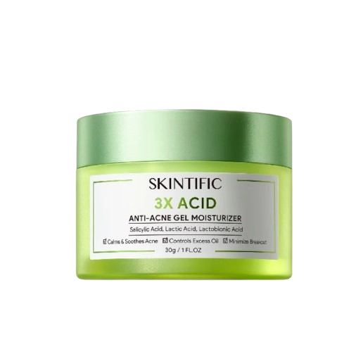 SKINTIFIC ｜ 3X Acid Anti-Acne Gel Moisturizer