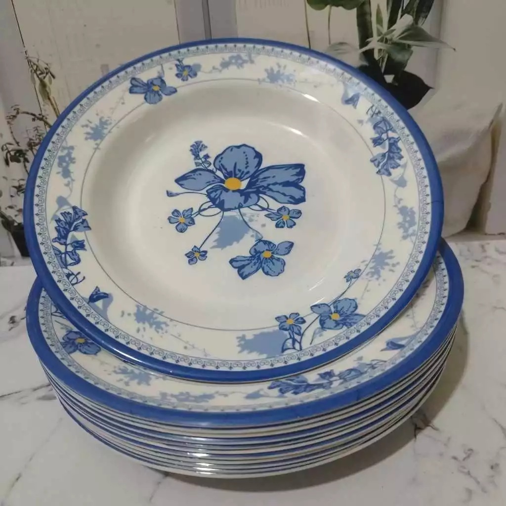  MEISHING Piring Melamin Motif 9 Inch (6 pcs) HG49