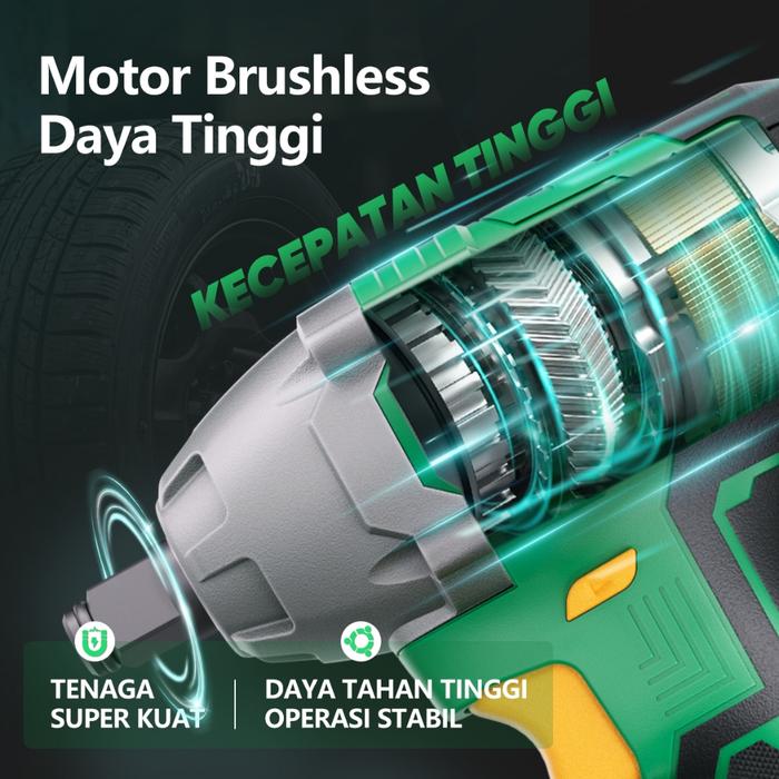 Isku Teknologi Indonesia ISKU Impact Wrench 21V