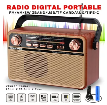  Fleco Radio Digital Portable F-505T