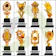 Andaf Trophy Piala Mini Figur 30cm 1