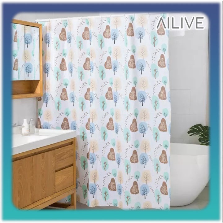 Tirai Kamar Mandi Motif 4