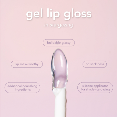 Secondate Gel Lip Gloss in Stargazing