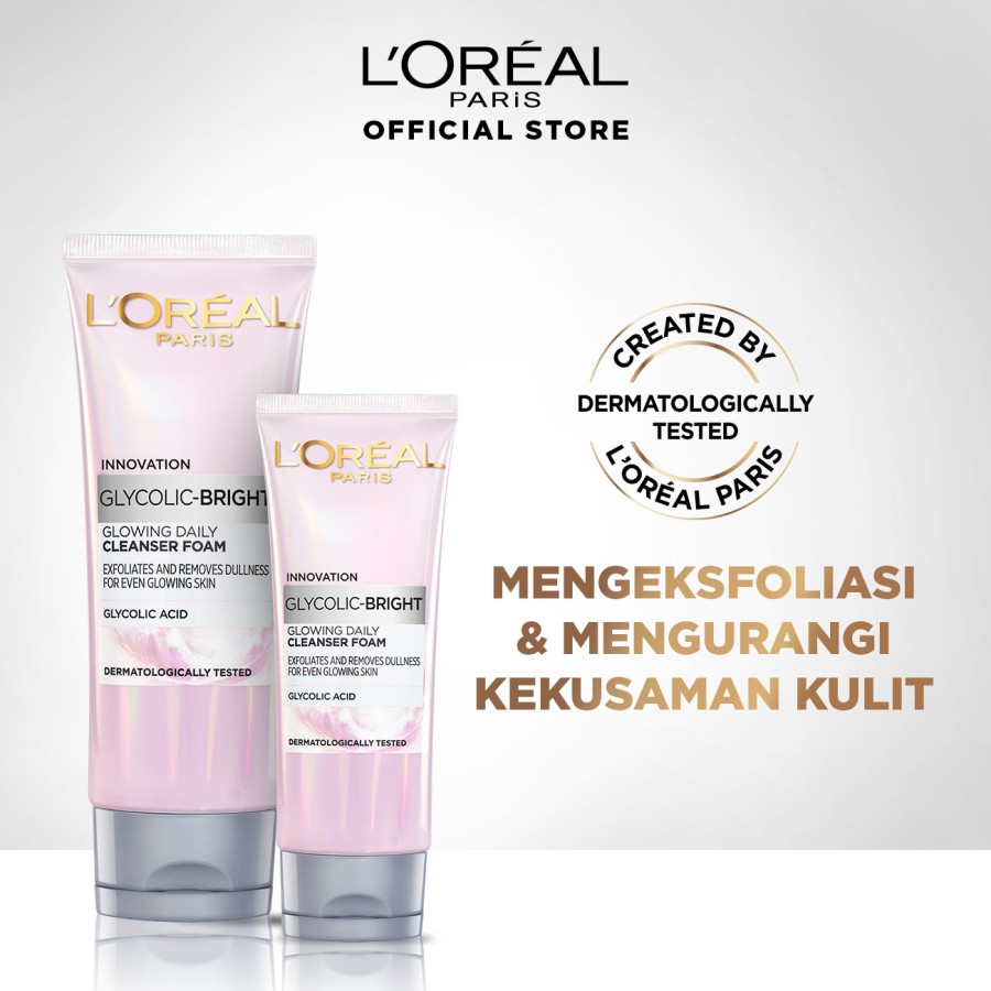 L'Oreal L’Oréal Paris Glycolic Bright Glowing Daily Cleanser Foam