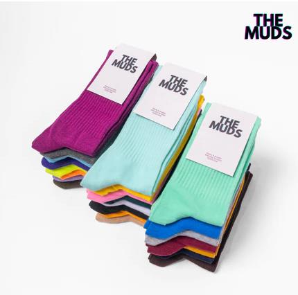 THE MUDS Kaos Kaki Oldschool Hitam 5