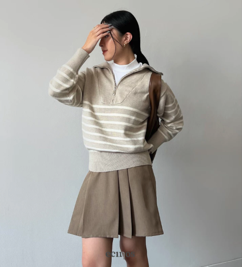  ECINOS Karen Half Zip Sweater