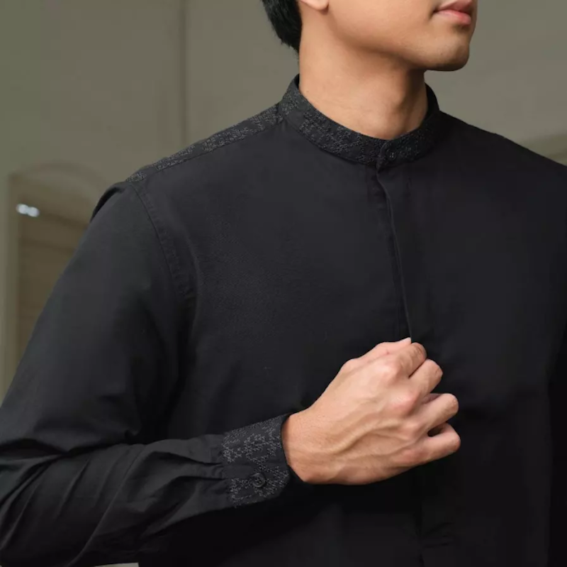 CUTOFF Ashraf Collarless Shirt 2