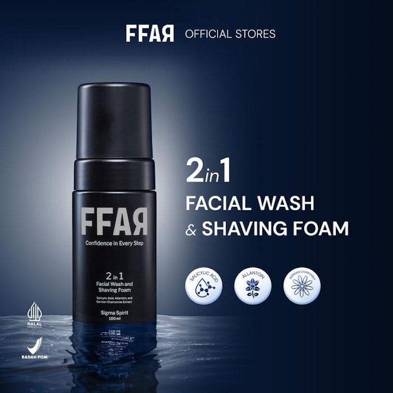 FFAR Sigma Spirit 2in1 Facial Wash & Shaving Foam 2