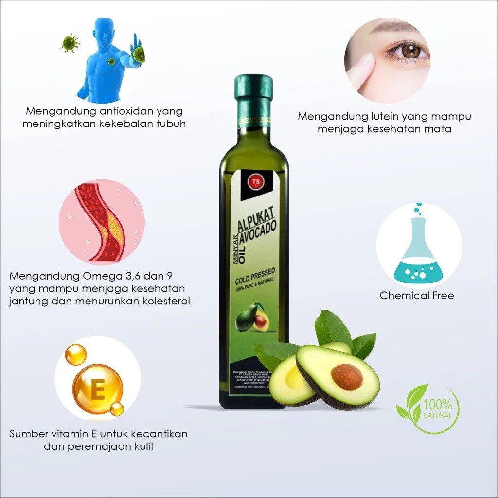 TSBali Avocado Oil Refined Cold Pressed