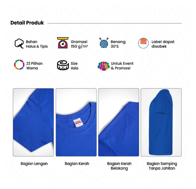 Global Prima Textilindo New States Apparel 3600 Soft Tee 30s