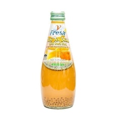 Thai Tea Drink with Basil Seed