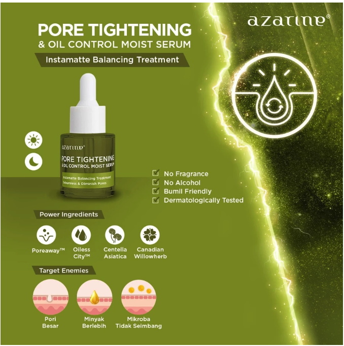 Wahana Kosmetika Indonesia Azarine® Pore Tightening & Oil Control Moist Serum