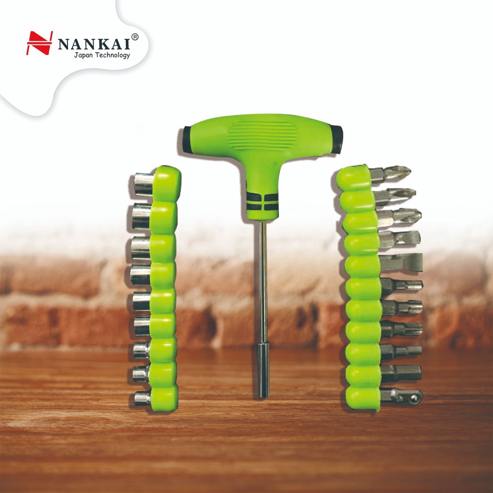 Rohartindo Nusantara Luas Nankai Obeng T Socket 21 Pcs