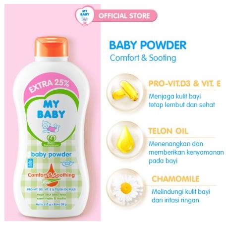 Barclay Products MY BABY Powder Comfort & Soothing