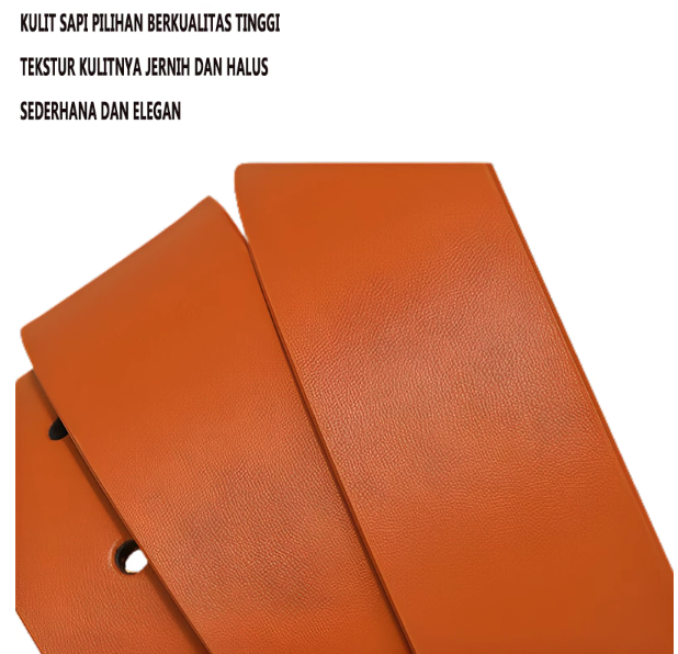  Bitzen Ikat Pinggang Buckle Bulat