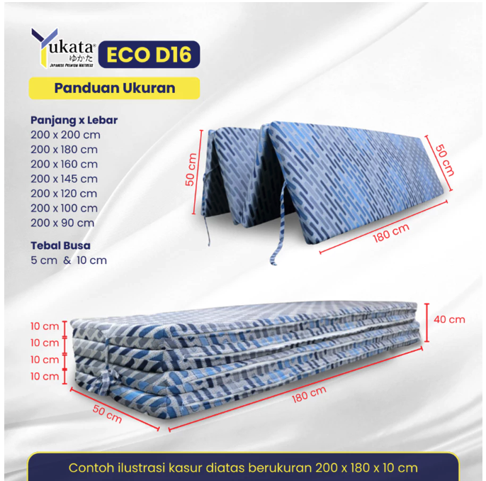 Japantech Mitra Maju Yukata Kasur Lipat  ECO D16