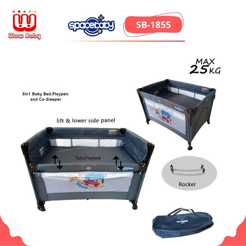Spacebaby Baby Box Multifunctional 3in1 4