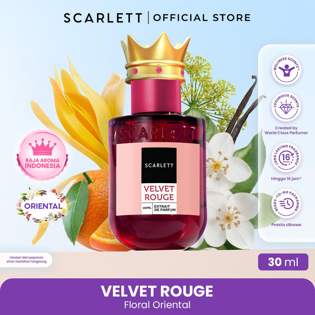 Opto Lingkar Sejahtera Scarlett Whitening Extrait De Parfum Velvet Rouge