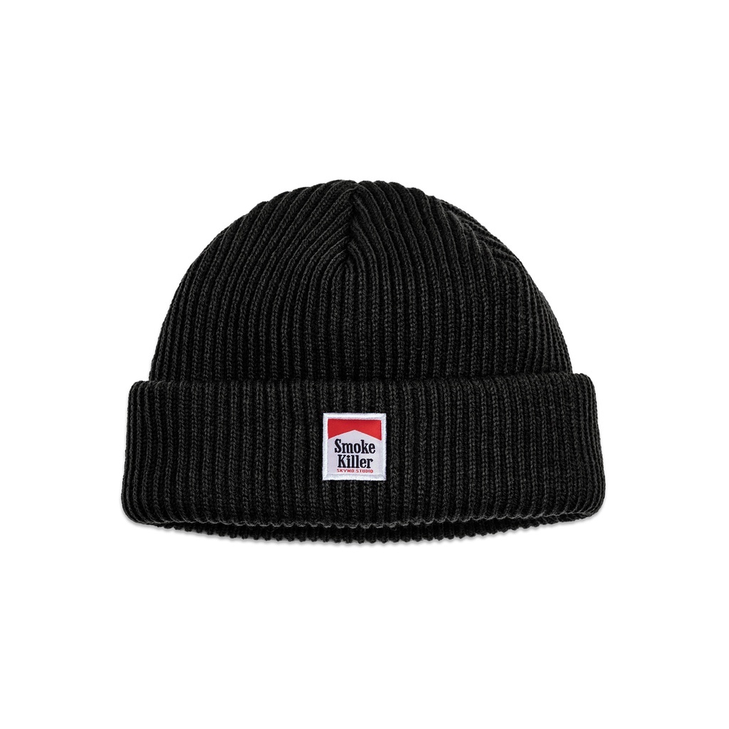 Beanie Hat Smoke Cooper and Black