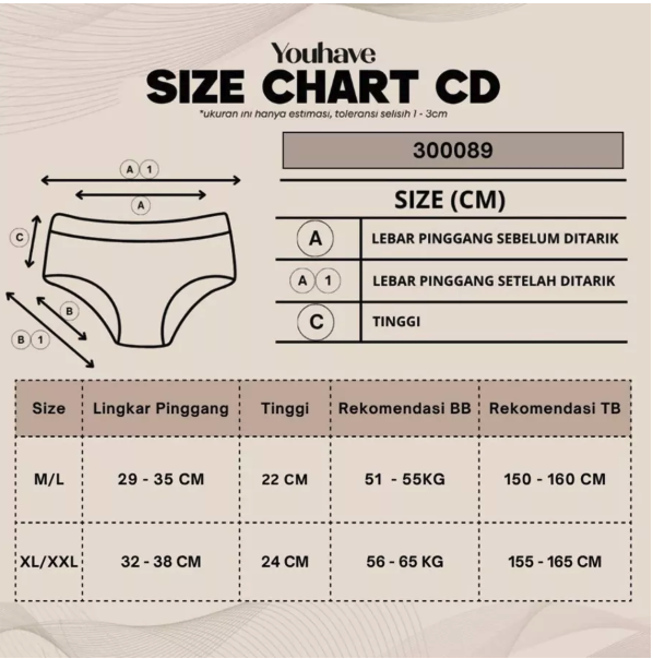 Megah Perkasa Mandiri YouHave (You’ve) Celana Dalam Boxer