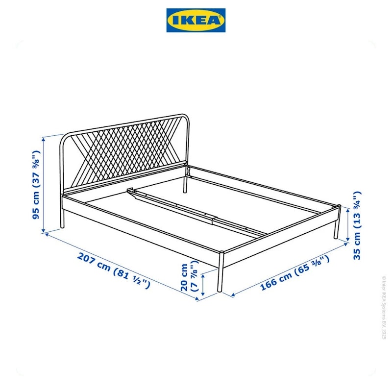 IKEA Nesttun Rangka Tempat Tidur 5