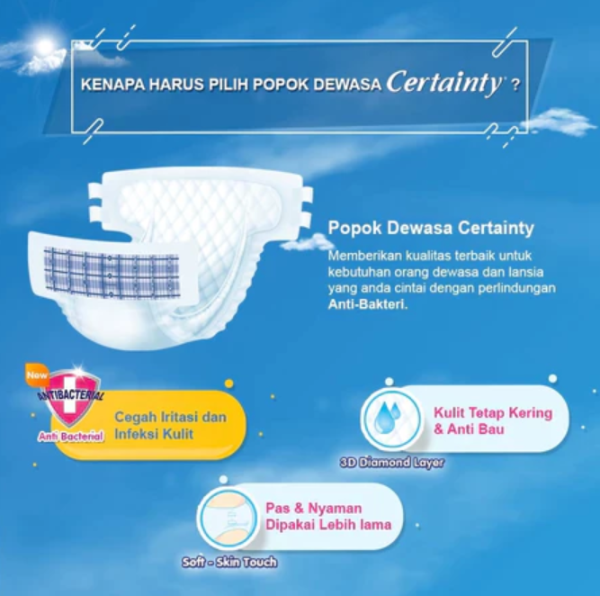 Unicharm Certainty Popok Perekat